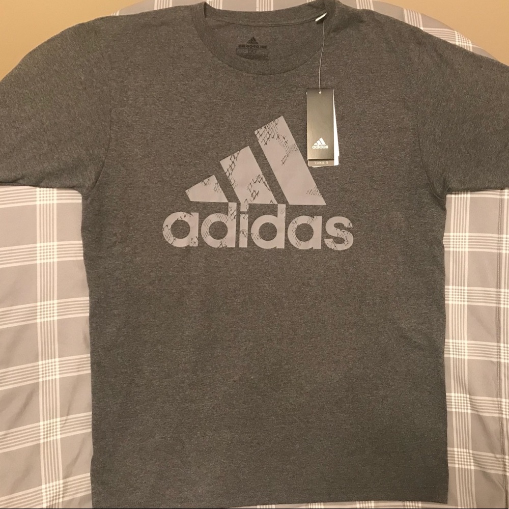 Adidas THE GO-TO TEE (gray) (Large)